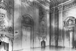 Widok na wejcia do biaej i duej sali - zdjcie sprzed 1945 roku